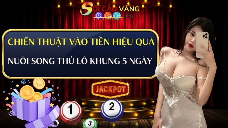 Chiến thuật vào tiền hiệu quả cho song thủ lô khung 5 ngày