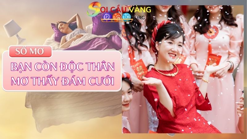 Bạn còn độc thân mơ thấy đám cưới