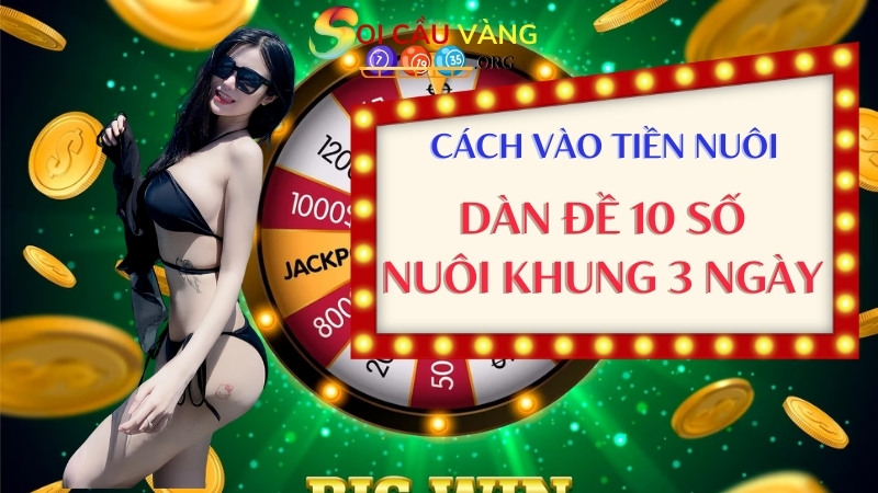 Cách vào tiền hiệu quả cho dàn đề 10 số nuôi khung 3 ngày