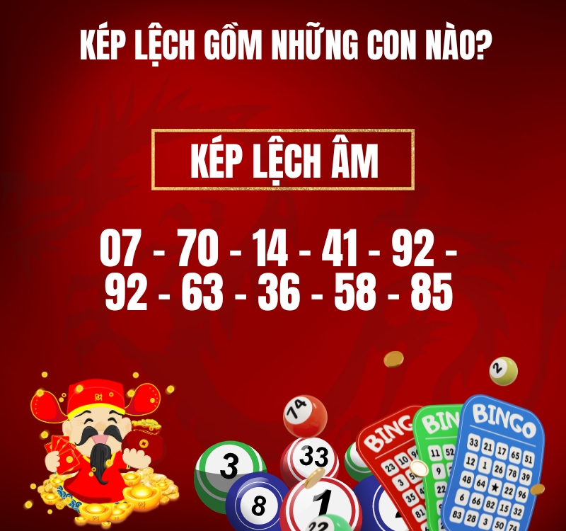 Nhóm kép lệch âm bao gồm 10 số