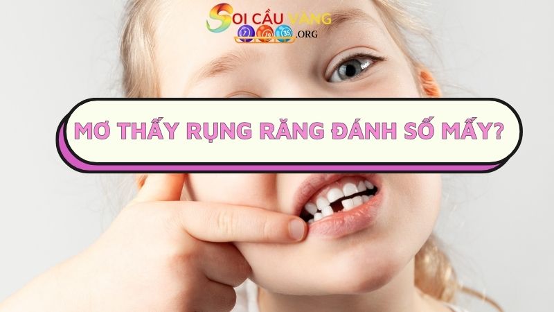 Nằm mơ thấy rụng răng đánh số mấy trúng lô đề?