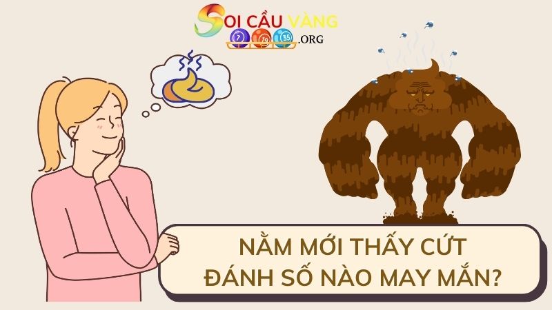 Nằm mới thấy cứt đánh số nào may mắn?