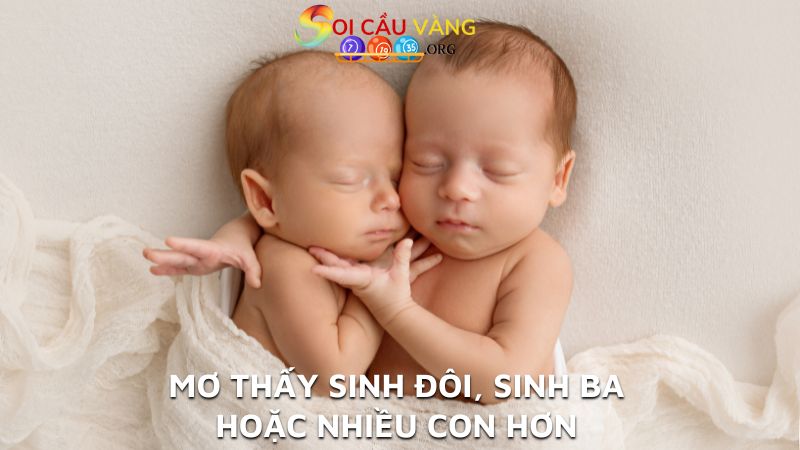 Mơ thấy sinh đôi, sinh ba hoặc nhiều con hơn