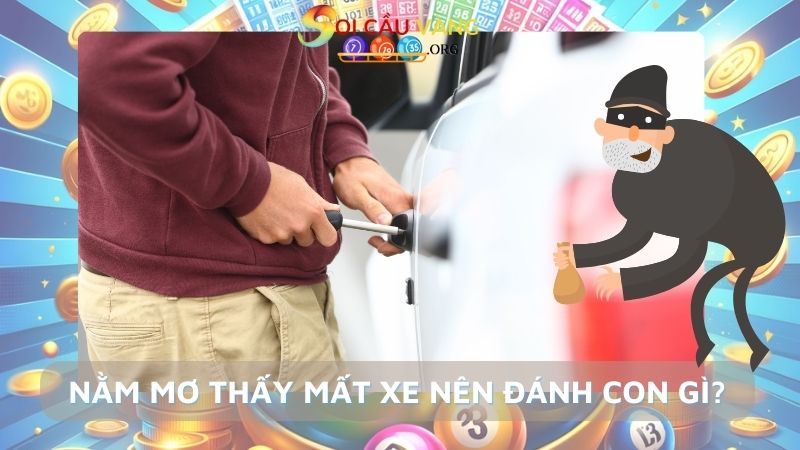 Nằm mơ thấy mất xe nên đánh con gì?