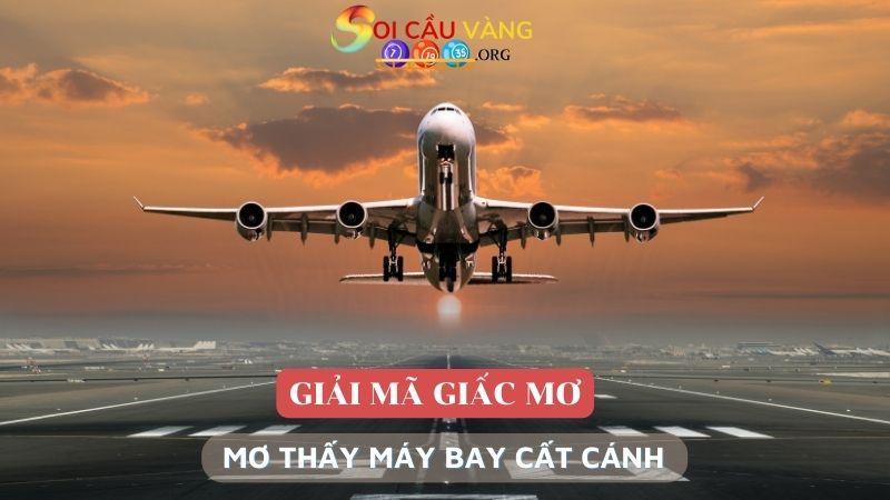 Mơ thấy máy bay cất cánh