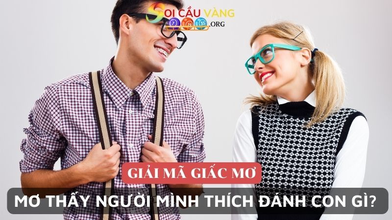 mơ thấy người mình thích đánh con gì