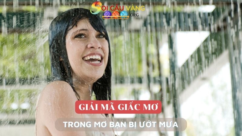 Trong mơ bạn bị ướt mưa