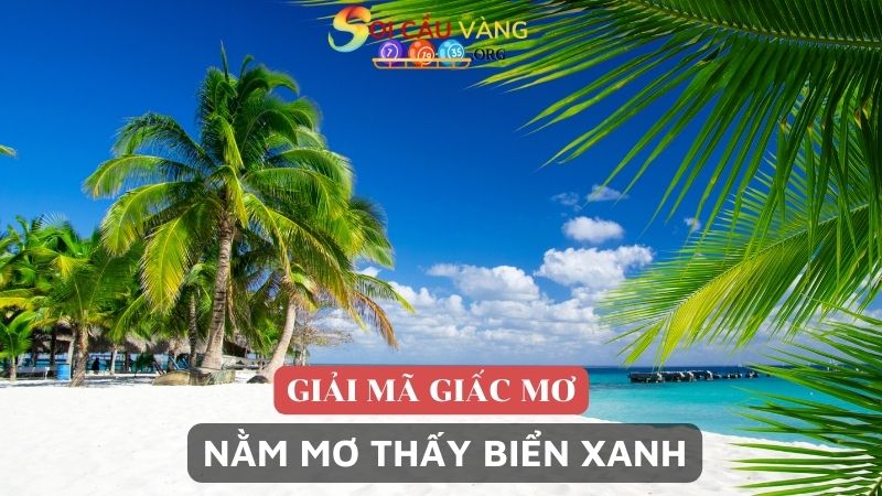 Nằm mơ thấy biển xanh