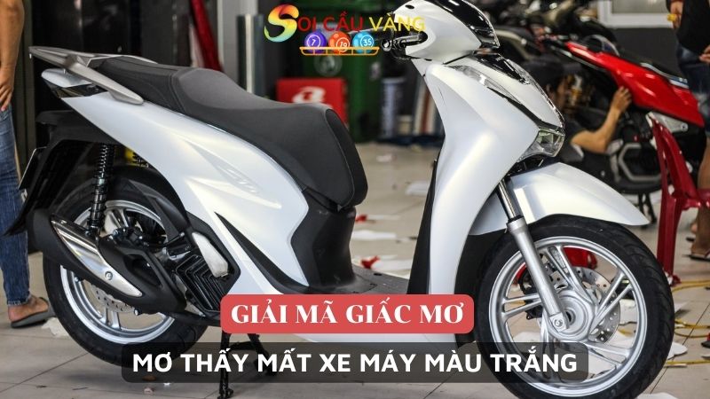 Mơ thấy mất xe máy màu trắng