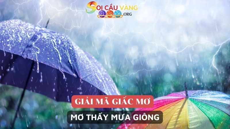 Mơ thấy mưa giông