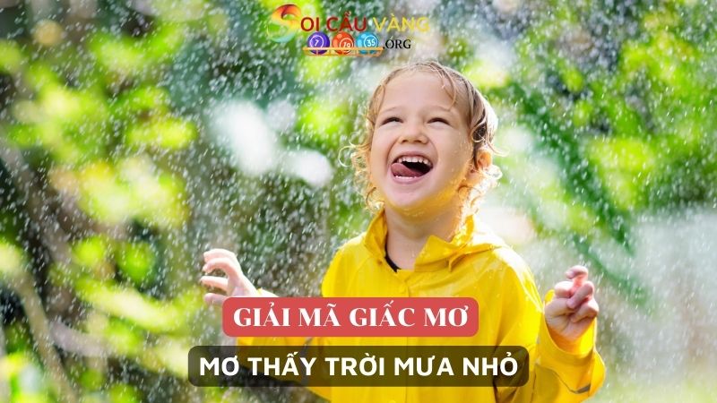 Mơ thấy trời mưa nhỏ